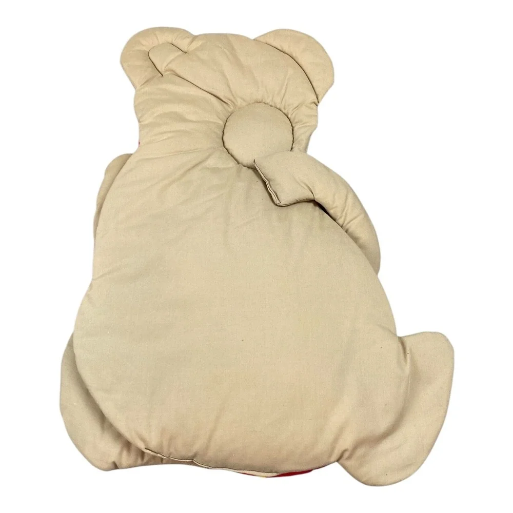 Vintage 90s Bear Flat Plush Wall Hanging Nursery Decor Infant Retro‎ Baby Room